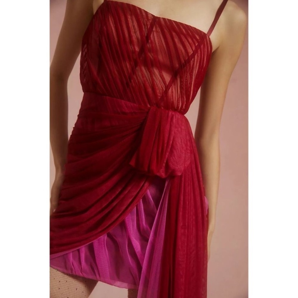 Anthropologie Structured Tulle Dress size 6 - Picture 6 of 10